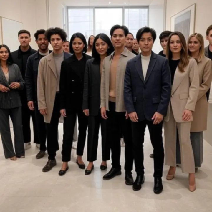 Elegancka kampania modowa prezentująca współczesne stylizacje