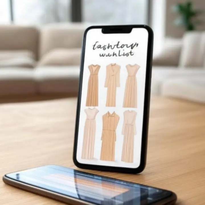 Podgląd zapisanych produktów i wyrafinowanych stylizacji w panelu klienta.